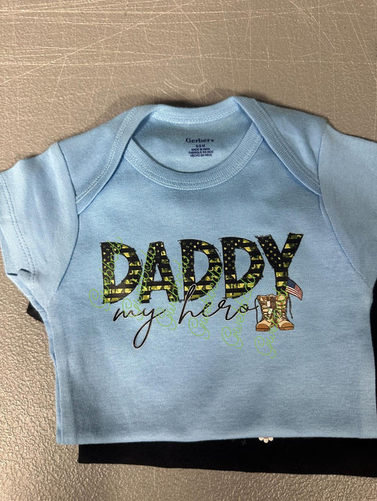 Daddy My Hero Onesie