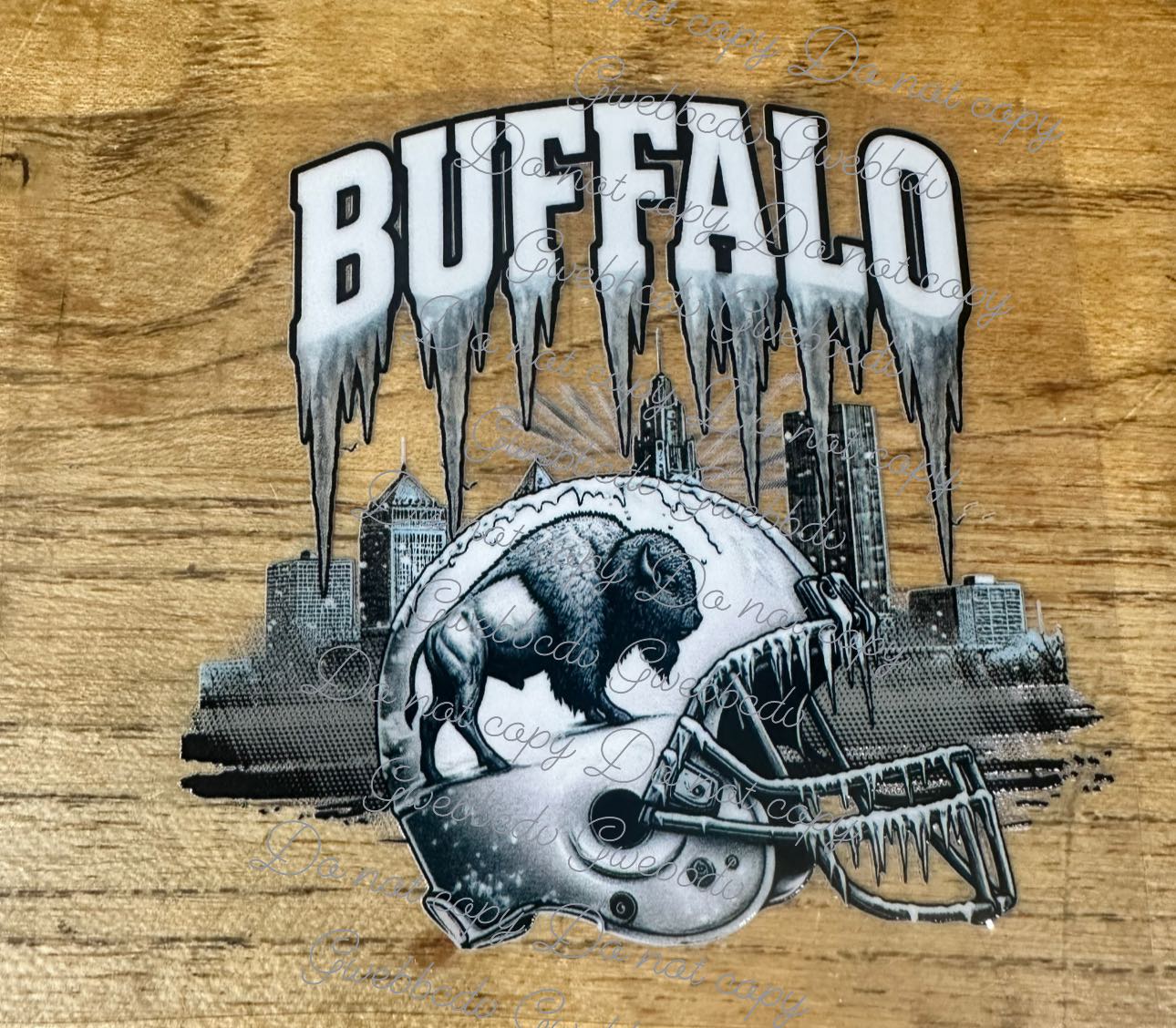 Buffalo Cityscape Decal