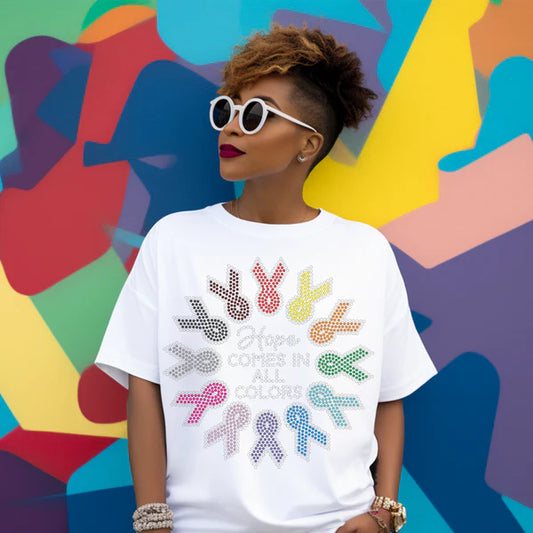 Hope Comes In All Colors Rhinestone