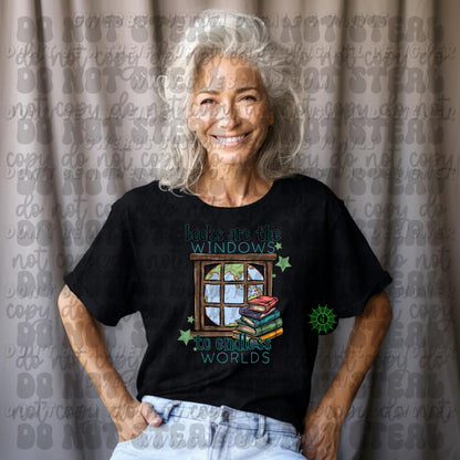 Books Are The Windows To Endless Worlds