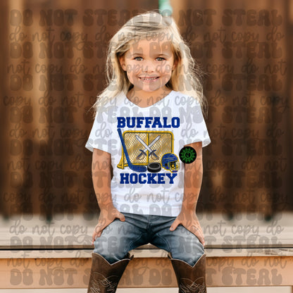 Buffalo Hockey Faux Embroidery