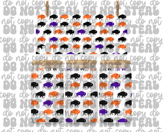 Buffalo Lacrosse 16oz UV DTF Cup Wrap