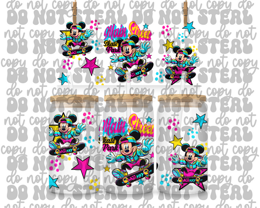 Micky 16oz UV DTF Cup Wrap