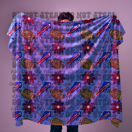 Buffalo Flowers Blanket PREORDER