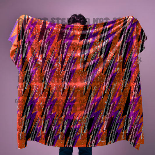 Buffalo Lacrosse Lightening Bolt Blanket PREORDER