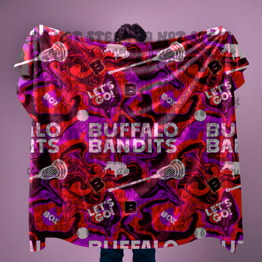 Lets Go Lacrosse Blanket PREORDER