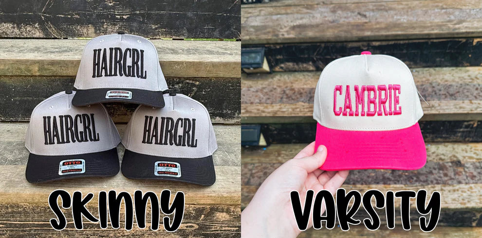 2 Toned Puff Hats