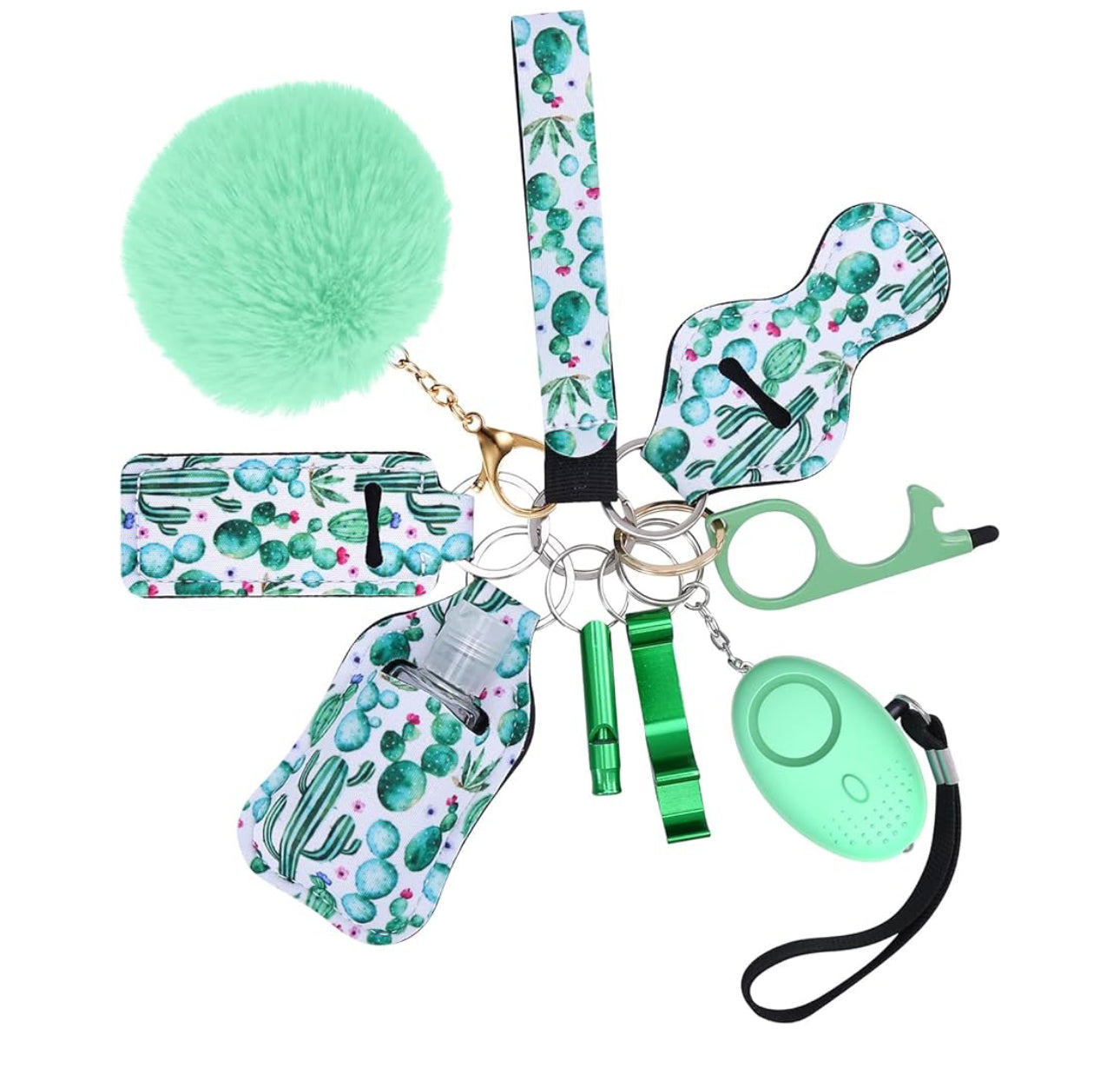 10 Piece Safety Keychain