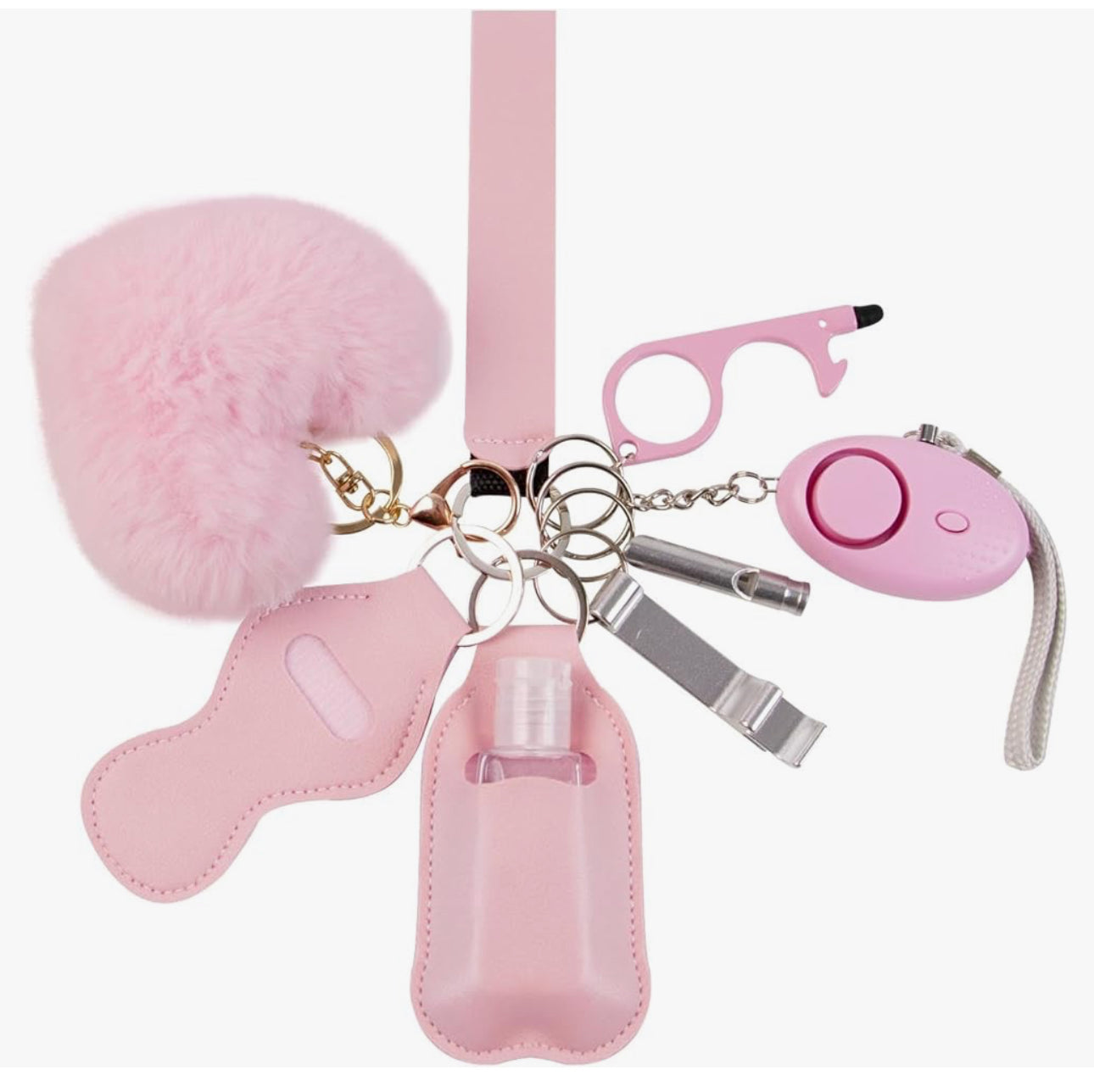 9 Piece Safety Keychain