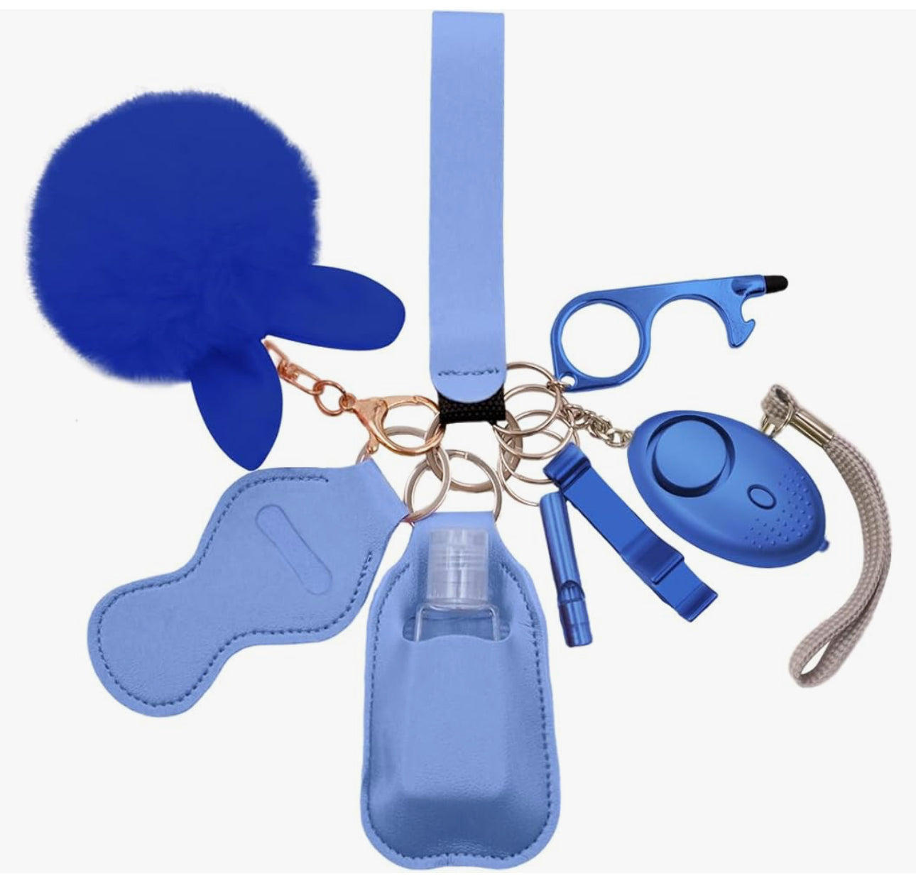 9 Piece Safety Keychain