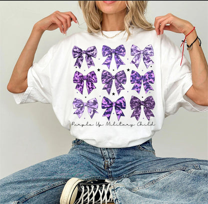 Purple Up Bow