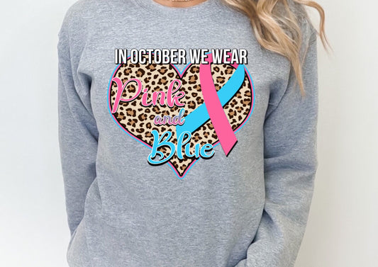 In October We Wear Pink & Blue