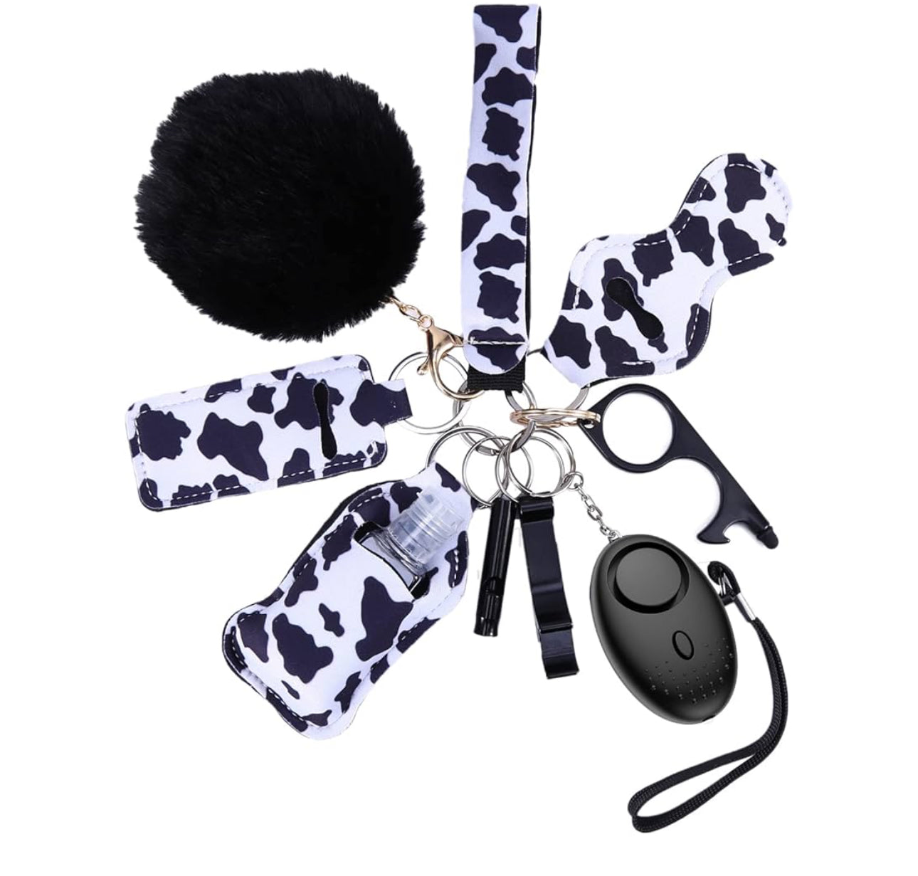 10 Piece Safety Keychain