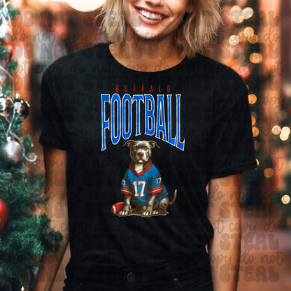Buffalo Football Gray Pitbull