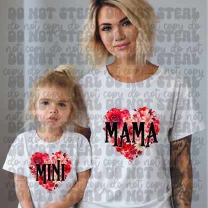 Heart Flowers Matching