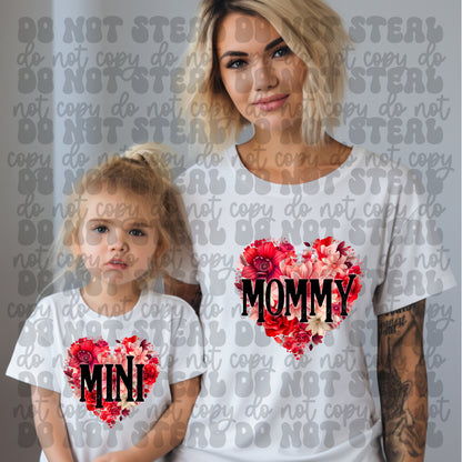 Heart Flowers Matching