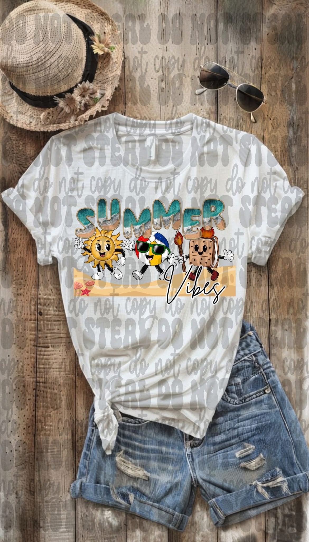 Summer Vibes DTF Individual Print