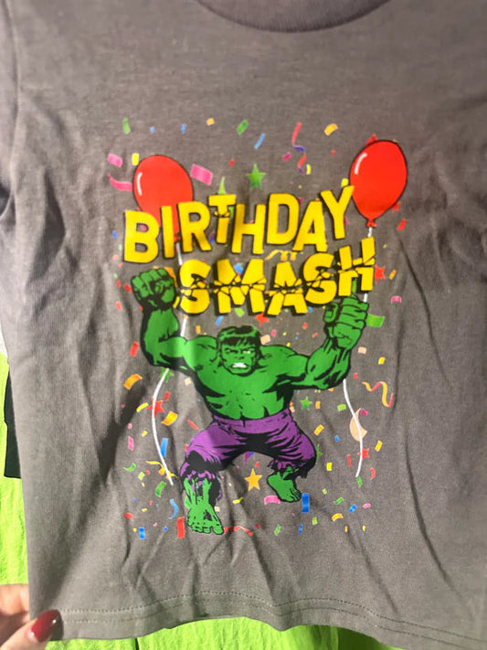 Hulk Birthday Short Sleeve Shirt