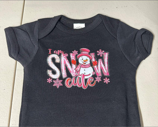 I Snow Cute Girl Onesie