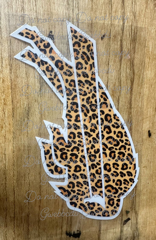 Cheetah Bills Decal