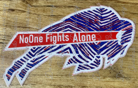 No One Fights Alone Decal