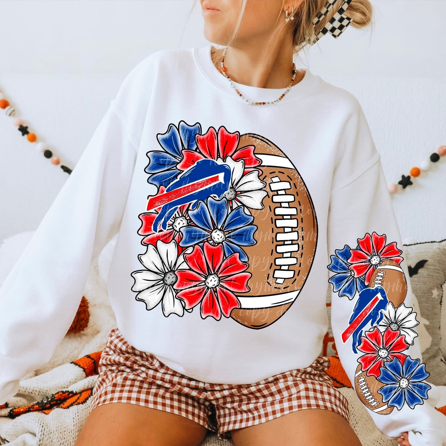 Buffalo Flower Football