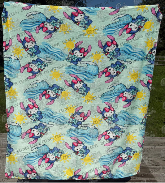 Blue Cat Blanket PREORDER