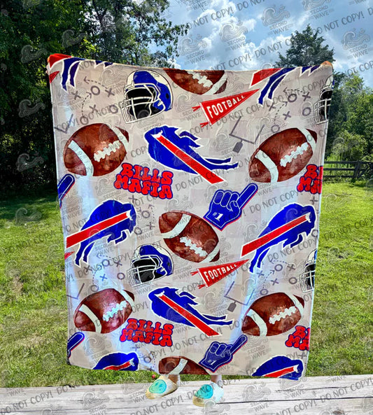 Bills Patchwork Blanket PREORDER