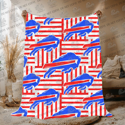 Bills Rushing Blanket PREORDER