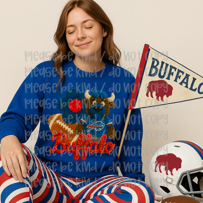 Buffalo Faux Crochet