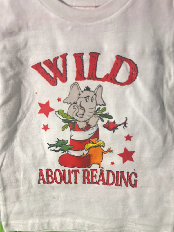 Wild About Reading Tshirt