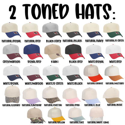 2 Toned Puff Hats
