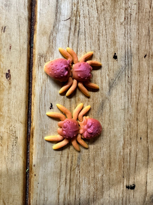 Tiny Strawberry Spider