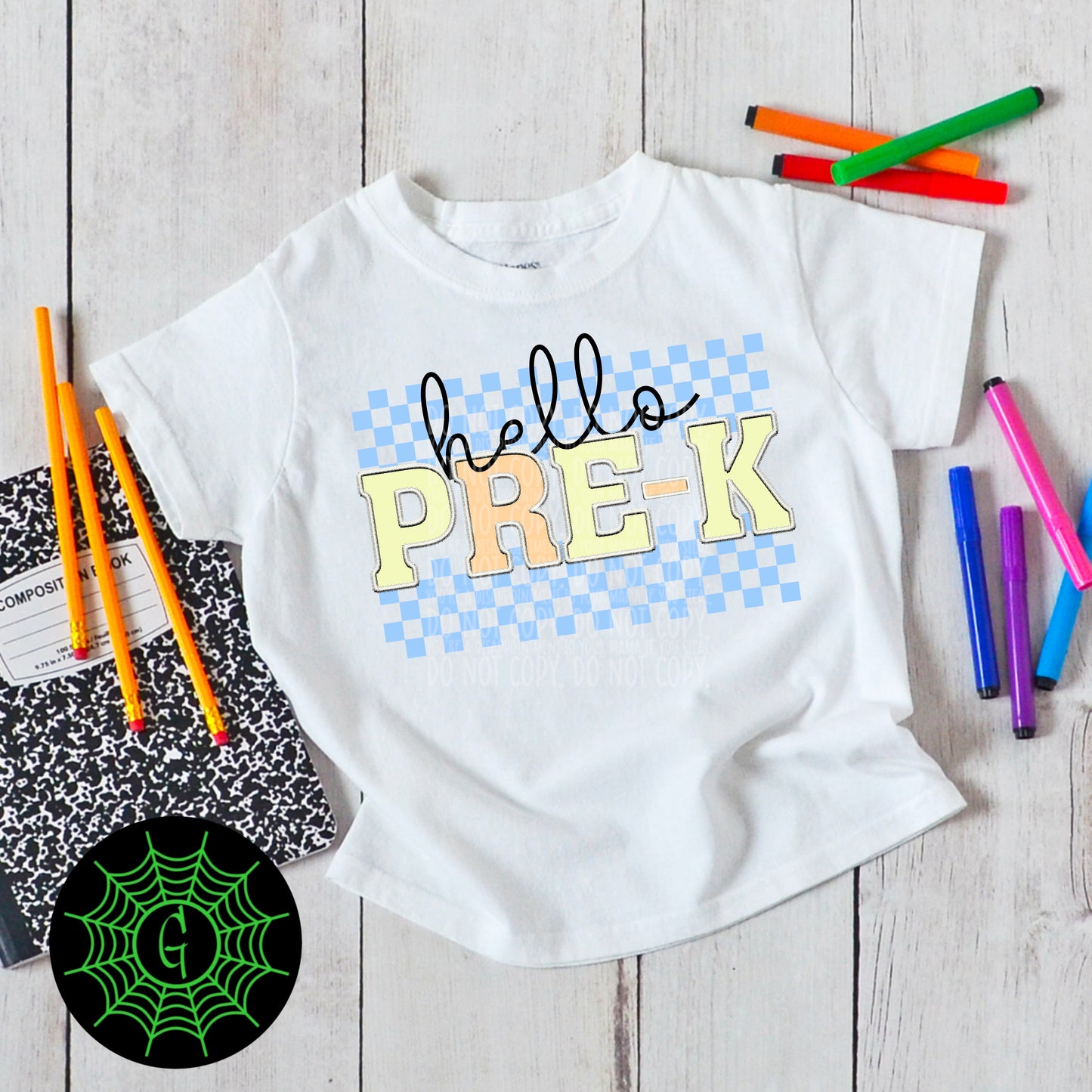 Grades In Blue Tshirt