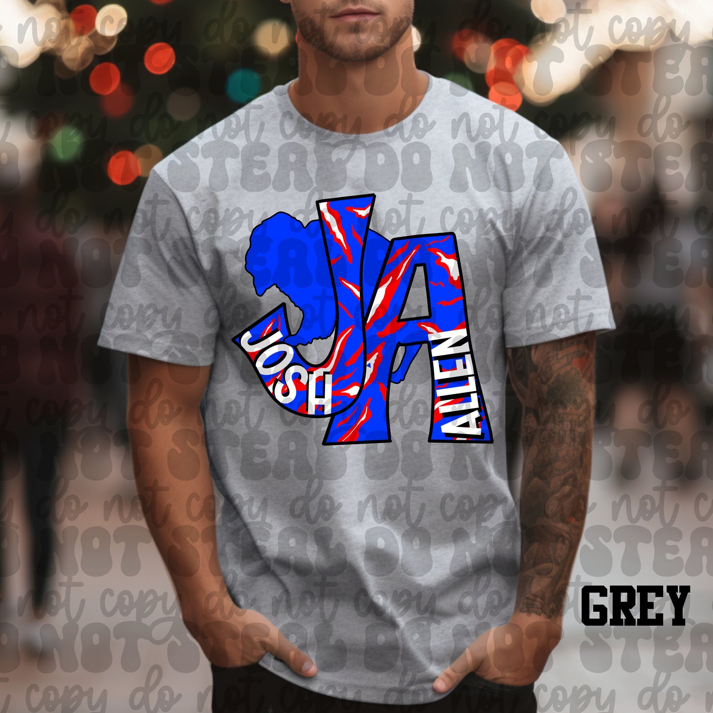 Josh Allen Initial Shirt