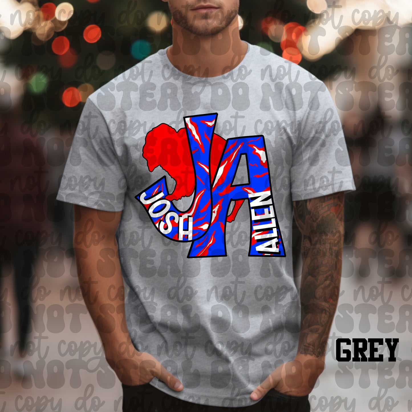 Josh Allen Initial Shirt