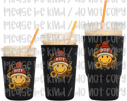 Buf Smiley Beanie Koozie