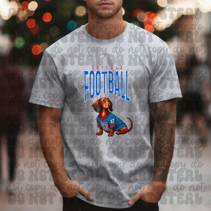 Buffalo Football Red Doxie