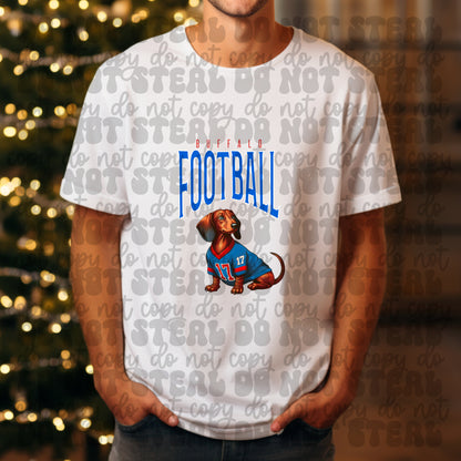 Buffalo Football Red Doxie