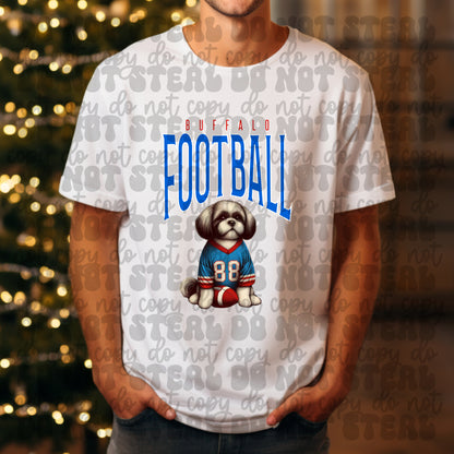 Buffalo Football Shih Tzu