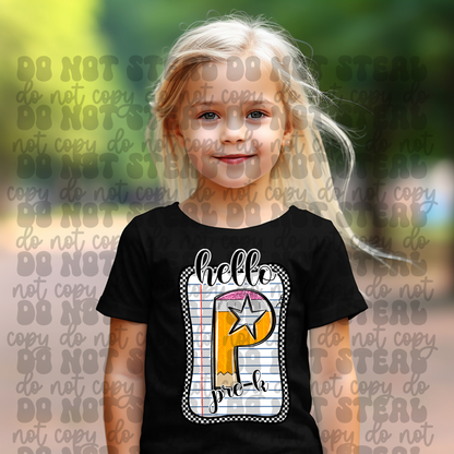 Hello Note Paper Grade