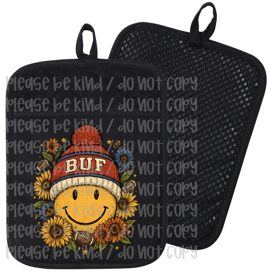 Buf Smiley Beanie Pot Holder