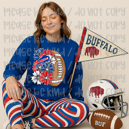 Buffalo Flower Football