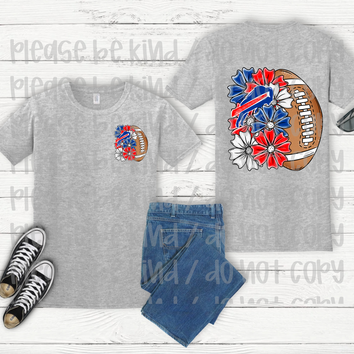 Buffalo Flower Football