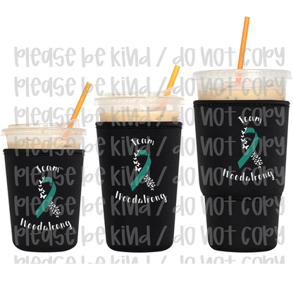 Team Woodstrong Without Wings Koozie