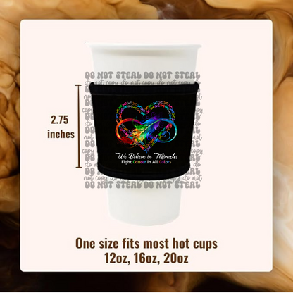 Fight For Cancer Infinity Koozie