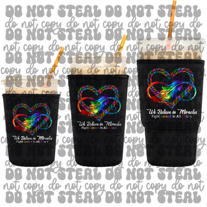 Fight For Cancer Infinity Koozie