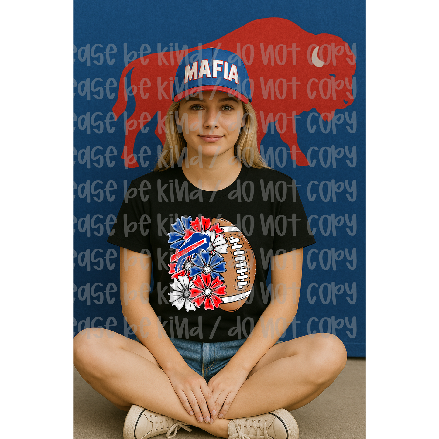 Buffalo Flower Football