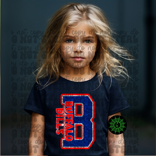 Lace Effect B Buffalo Football