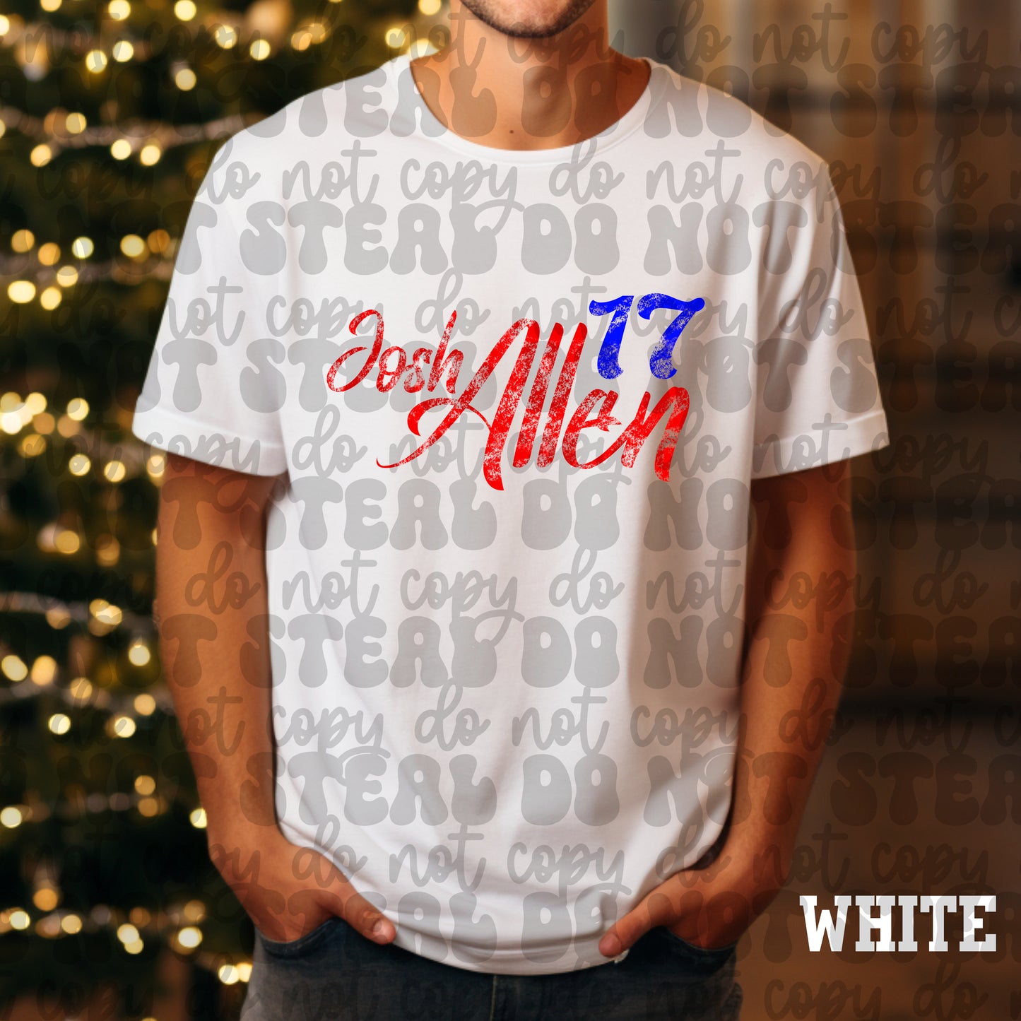 Josh Allen 17 Red